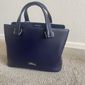 Longchamp Navy Purse/Medium Tote